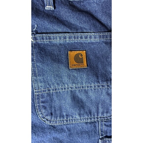 Carhartt Jeans 44x30 Workwear Original Dungaree Fit Carpenter 90s Denim B13 Mens - Picture 5 of 5